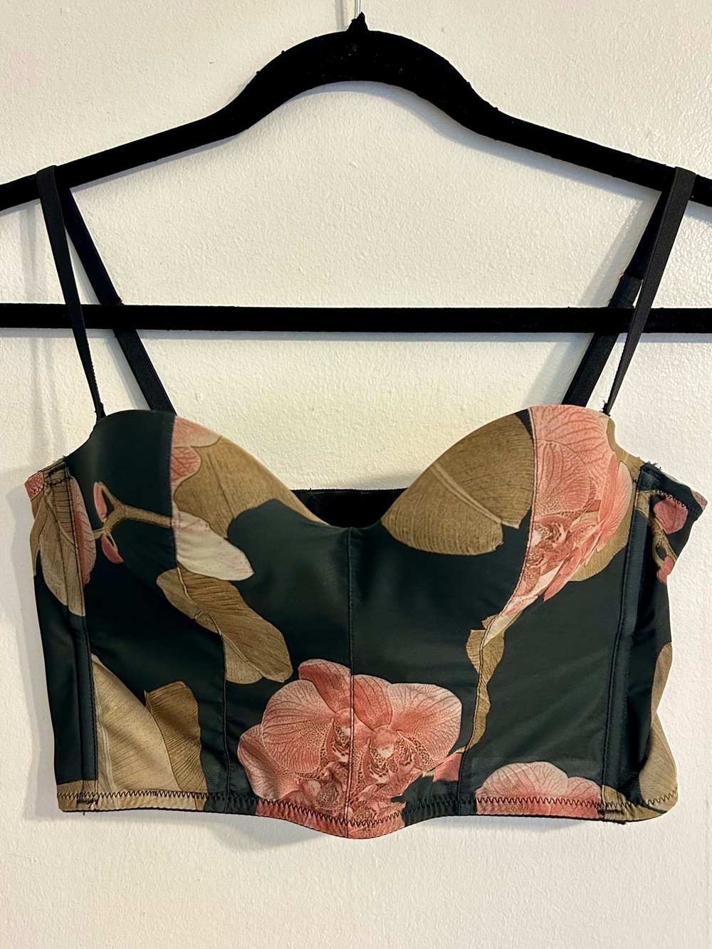 Intimissimi Gioia Dark Orchid Bandeau Bustier Bra 34B NWOT